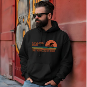 cycling dad like a normal dad but cooler hoodie
