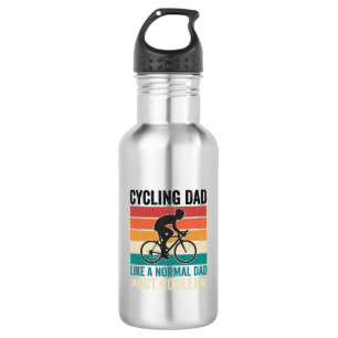 Cycling Dad Vintage Biker Father T-Shirt Design_1 532 Ml Water Bottle