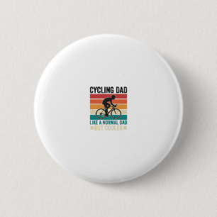 Cycling Dad Vintage Biker Father T-Shirt Design_1 6 Cm Round Badge