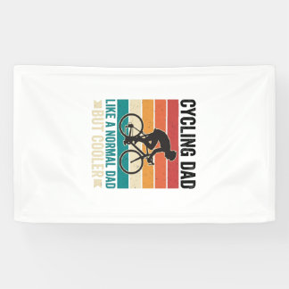 Cycling Dad Vintage Biker Father T-Shirt Design_1 Banner