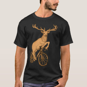 Cycling Deer T-Shirt