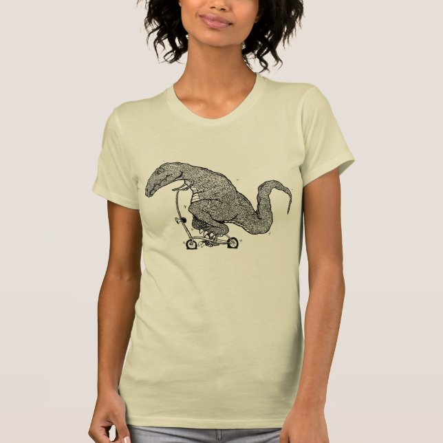 Cycling Dinosaur T-Shirt (Front)