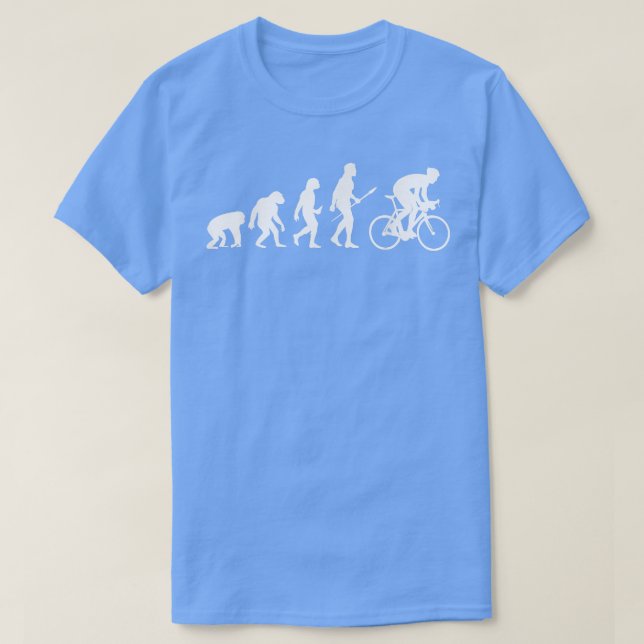 Cycling Evolution Funny Cycling Shirts Men Women K (Design Front)