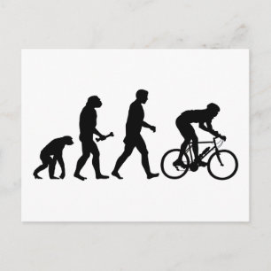 Cycling Evolution Postcard