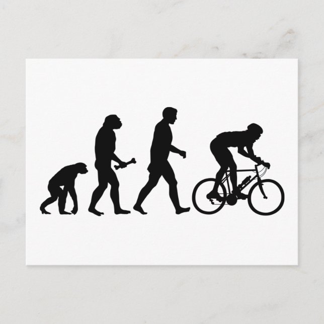 Cycling Evolution Postcard (Front)