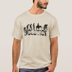 Cycling Evolution Shirt - Funny Bikers Tee Design