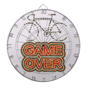 Cycling Game Over Dartboard