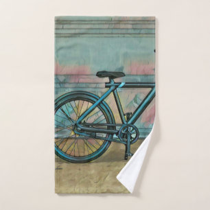 Cycling gifts for dad hand towel