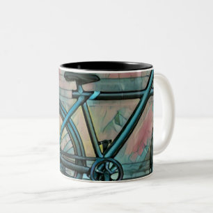 Cycling gifts for dad Two-Tone coffee mug