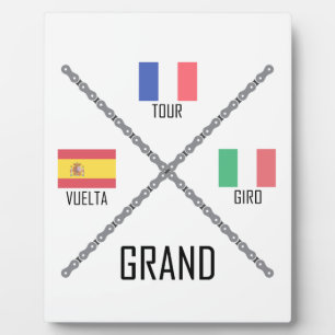 Cycling Grand Tours Plaque