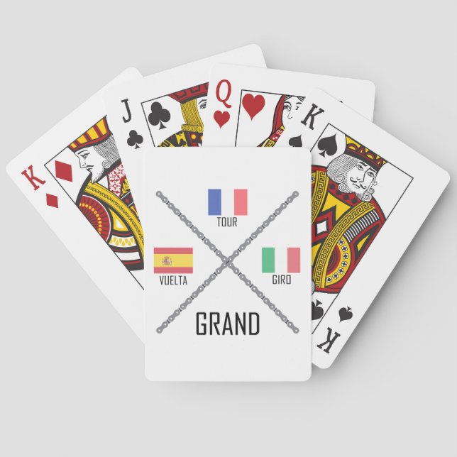 Cycling Grand Tours Playing Cards (Back)