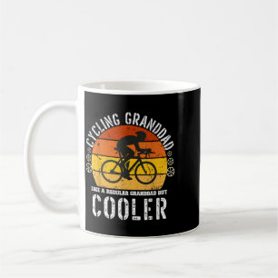 Cycling Granddad Funny Vintage Sunset Cyclist Coffee Mug