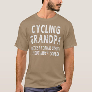 Cycling Grandpa Father's Day Gifts Grandpa Men's T-Shirt