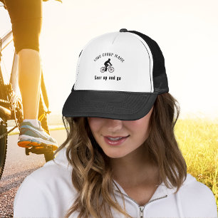 Cycling group custom name trucker hat