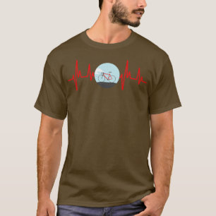 Cycling Heartbeat EKG T-Shirt
