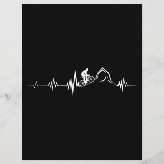 Cycling Heartbeat Racing Bicycle Mountain Bike Flyer (Front)