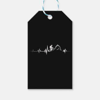 Cycling Heartbeat Racing Bicycle Mountain Bike Gift Tags