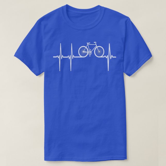 Cycling Heartbeat T-Shirt (Design Front)