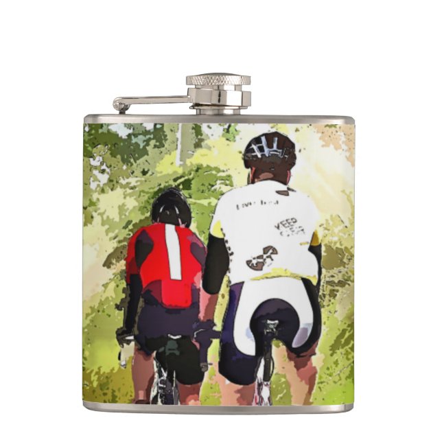 CYCLING HIP FLASK (Front)