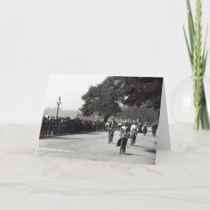 Cycling in Hyde Park, c.1910 Card
