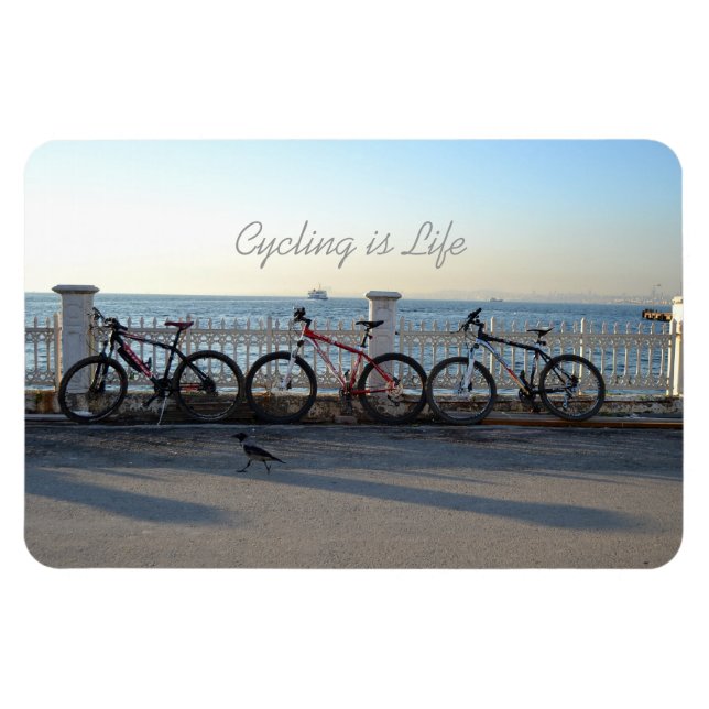 Cycling is Life Magnet (Horizontal)