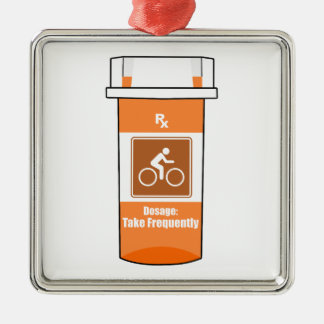 Cycling Is My Drug Metal Tree Decoration