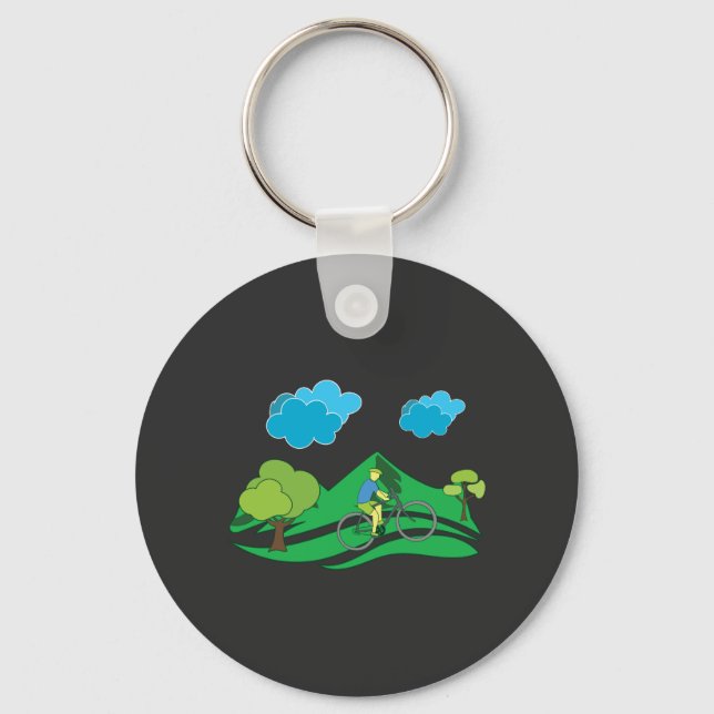 Cycling Key Ring (Front)