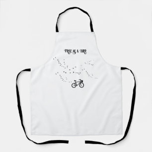 Cycling Life, free as a bird customisable Apron