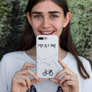 Cycling Life, free as a bird customisable Case-Mate iPhone Case