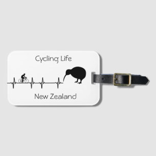 Cycling Life, New Zealand customisable Luggage Tag