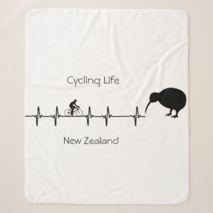 Cycling Life, New Zealand customisable Sherpa Blanket