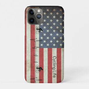 Cycling Life, Stars and Stripes Case-Mate iPhone Case