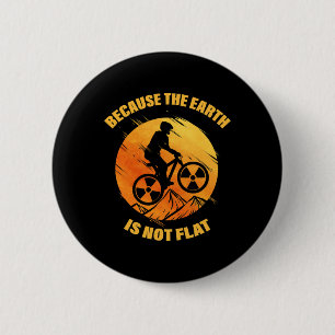 Cycling Lover Bicycle Design Funny Mountain Bike T 6 Cm Round Badge