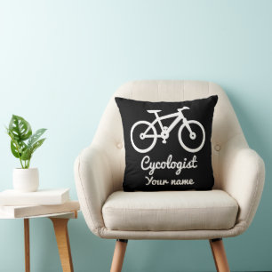 Cycling Lover Cycologist Personalised Gifts Ideas Cushion