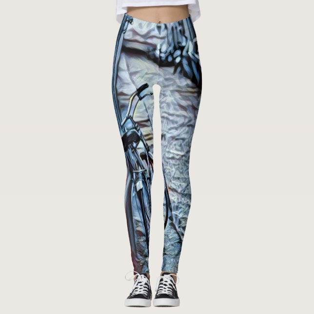 Cycling Lover Gift Leggings (Front)
