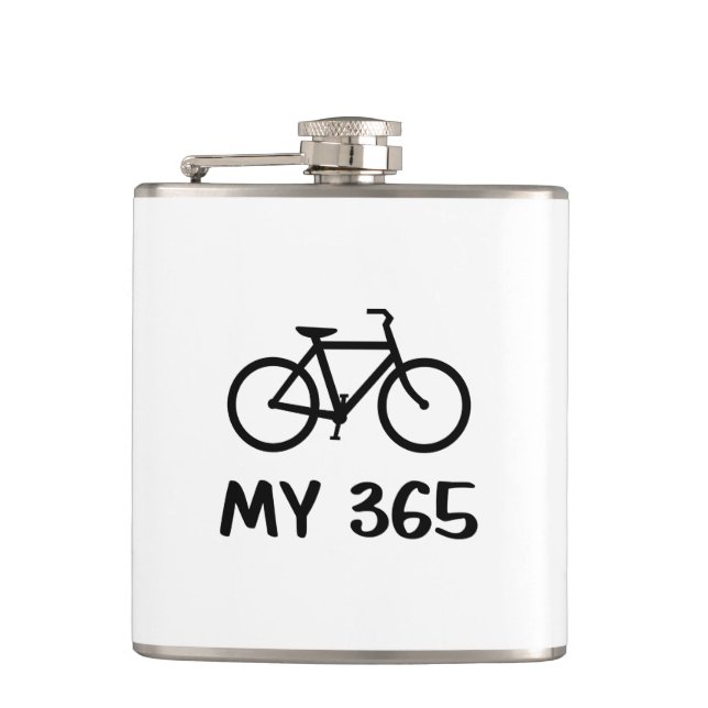 Cycling, My 365 Hip Flask (Front)
