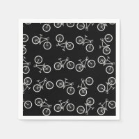 Cycling Paper Napkins, Bike Race Party Supplies