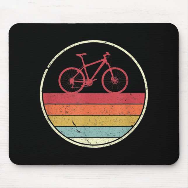 Cycling Retro Style For Cyclist Mouse Pad (Front)