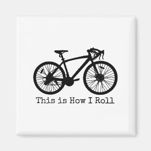 Cycling Road Bike Bicycle Funny Cyclist Magnet