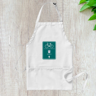 Cycling Route 17 BC South Road Sign Standard Apron