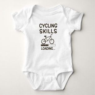 Cycling Skills Loading   Cute Cyclist Baby Bodysuit