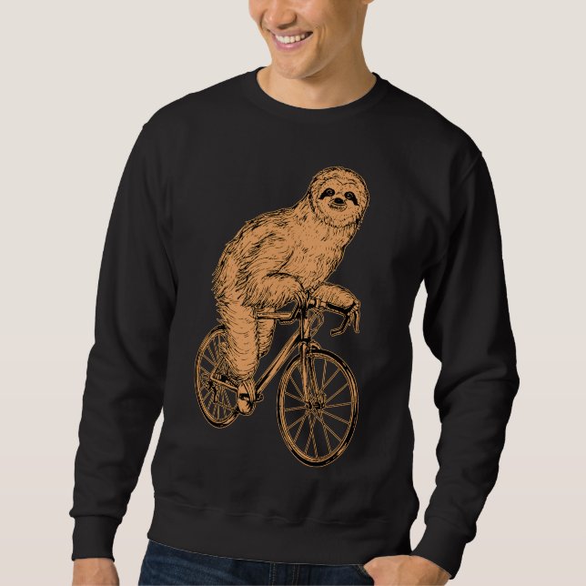 Cycling Sloth Sweatshirt (Front)
