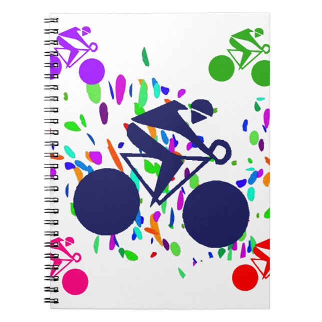 CYCLING SPIRAL NOTEBOOK (Front)