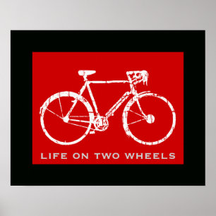cycling sports print decor