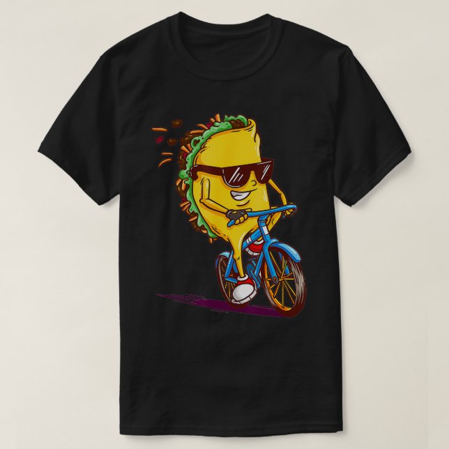 Cycling Tacos  for Men Road Bike Bicycle Cyclist G T-Shirt (Design Front)