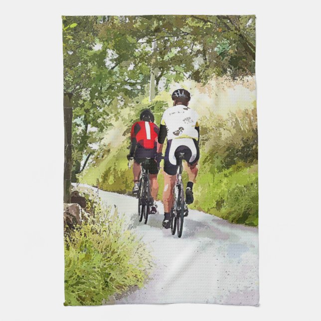 CYCLING TEA TOWEL (Vertical)
