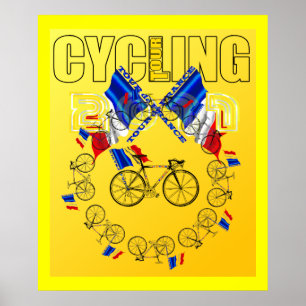 Cycling Tour 2011 Tour de France Sports Fan Poster