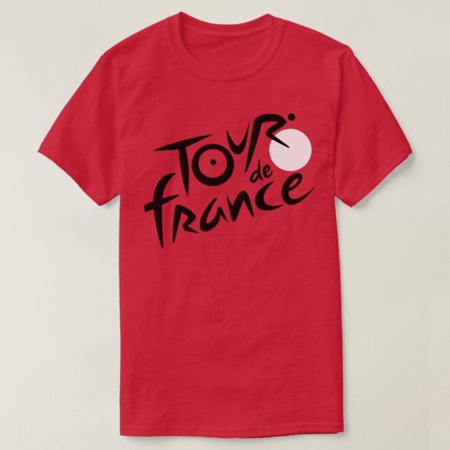 Cycling Tour De France Pin T-Shirt (Design Front)