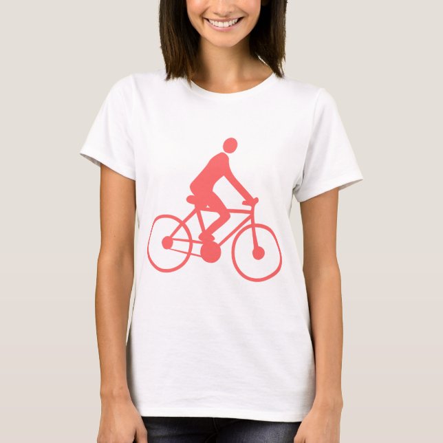 Cycling - Tropical Pink T-Shirt (Front)