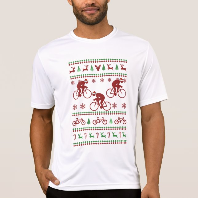 Cycling Ugly Christmas Sweater (Front)